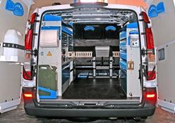 Mobile Workshop on Vito Mercedes 